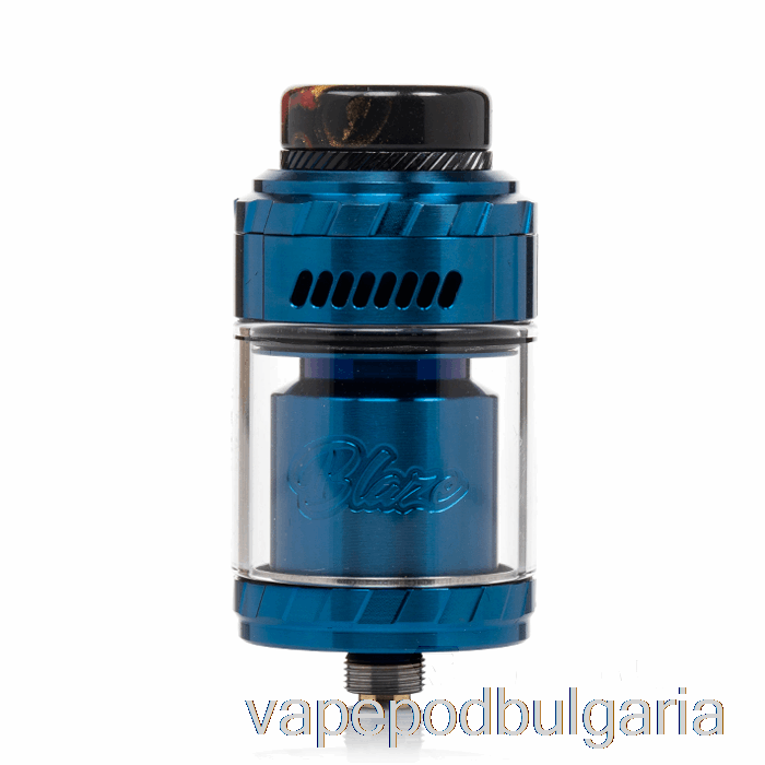 Vape 10000 Дръпки Thunderhead Creations Blaze Solo 25mm Rta Blue